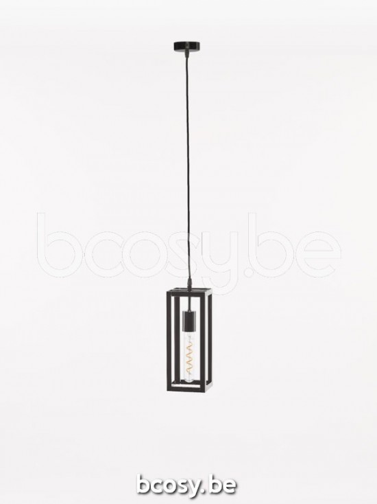 Marckdael pendel Positano Marckdael 3493-S1-H30-NP Country-Living zwart gelakt pendel H 30cm VVD VDV Verlichting van Dijck Dyck Markdaal.