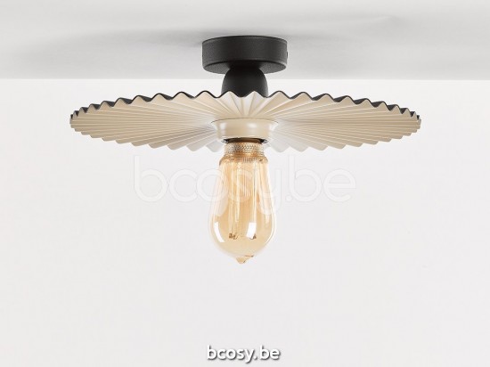 Marckdael Plafondlamp Riga Marckdael 2306-PLA1-D320-NE-CALA Contemporal zwart-cala Plafondlamp VVD VDV Verlichting van Dijck Dyck Markdaal.