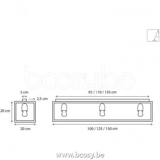 Authentage VIT003204 VITRINE Plafondlamp licht E27 Bronze Authentage Plafondlamp licht verlichting.
