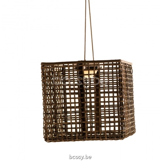 Jardinico SOLORE Vierkante Ledverlichting 43x43 Grote Kubus Taupe.