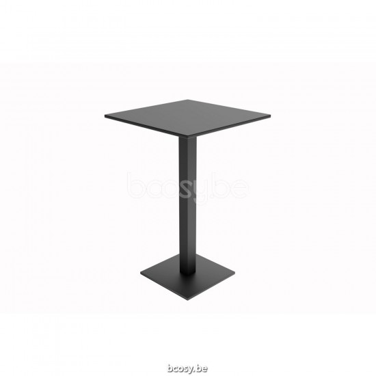 Jati Kebon Parana Table de bar Aluminium anthracite mat Dessus de table Plaque d'aluminium Charcoal.