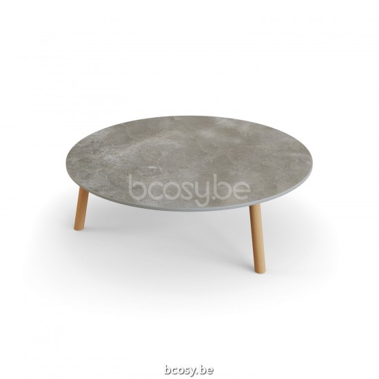 Jati Kebon Ronda Table basse de jardin Dessus de table Céramique Palladium grey 12mm.