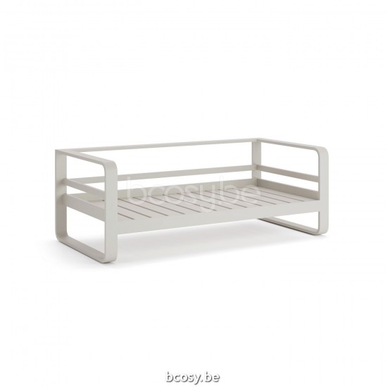 Jati Kebon Reno Canapé 2 places Aluminium Dune mat.