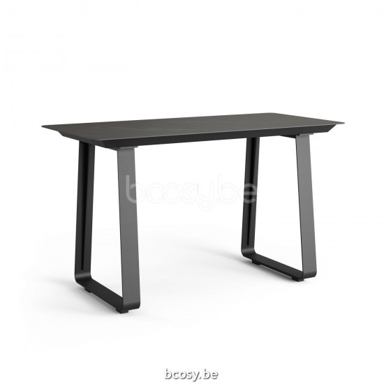 Jati Kebon Elko Table de bar Aluminium anthracite mat.
