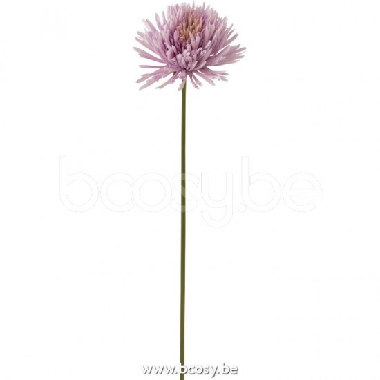 J Line 12427 Chrysant Plastiek Wit Licht Paars L61 bloemen flores fiori
