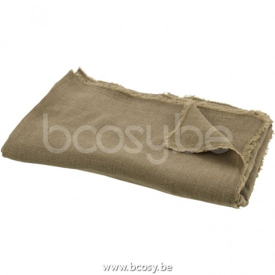 J Line Jline Plaid Regular Cotton Linen Olive Green throw