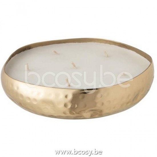 Jline Duftkerze Livia Metall Gold Medium 21S aroma kerzen.