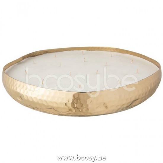 J Line Jline Duftkerze Livia Metall Gold Extra Large aroma kerzen