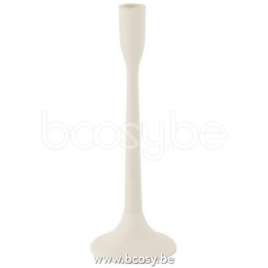 J Line Jline Candleholder Metal Matte White Small candleholders candle holders candlesticks
