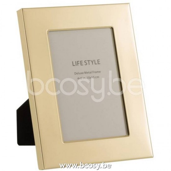 J Line Jline Photo Frame Wide Border 10X15 Metal Gold Small photo holder picture frame holders frames