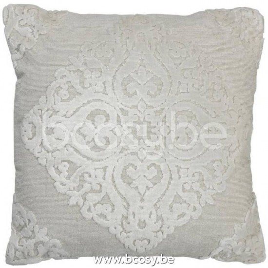 J Line Jline Cushion Vende Polyester White cushion