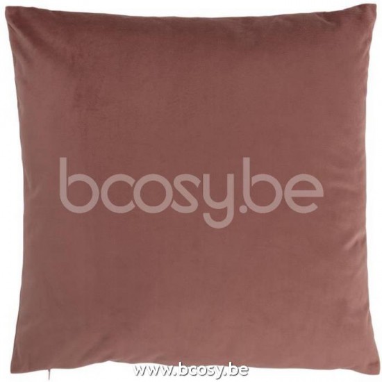J Line Jline Cushion Square Velvet Pink cushion