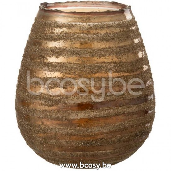 Jline Fotosforo Linea Redondo Cristal Marron Large