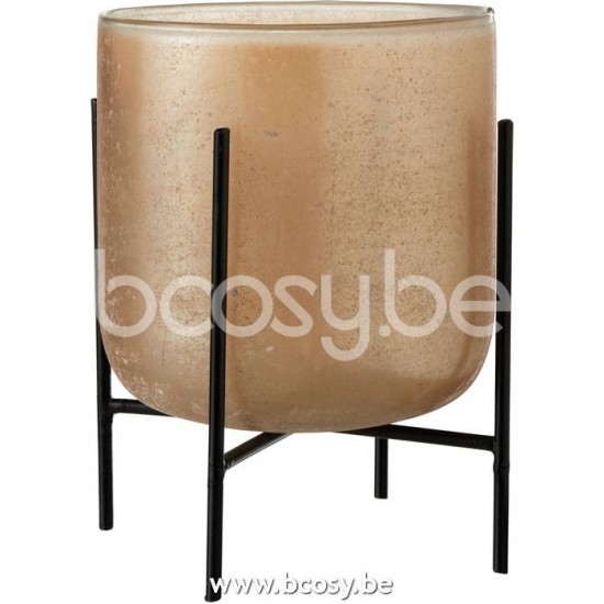 Jline Fotosforo Astor Pie Cristal Metal Ambar Large