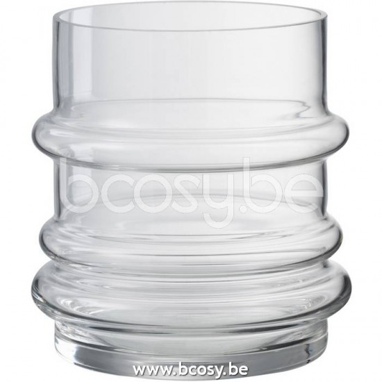 J Line Jline Vase Rand Glas Transparent Small vases