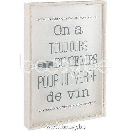 J Line Jline Frame Corks French Wood Beige Large text boards