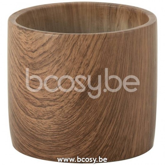 J Line Jline Jolipa 22774 Bloempot Bos Cement Bruin Small