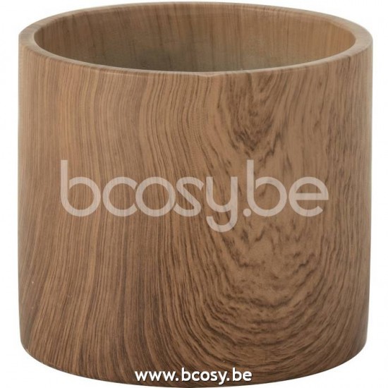 J Line Jline Jolipa 22775 Bloempot Bos Cement Bruin Medium