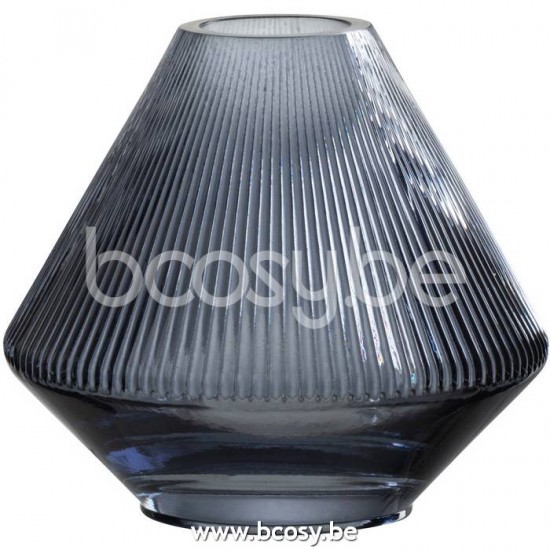 J Line Jline Jolipa 23306 Vaas Lina Ribbels Glas Blauw Small