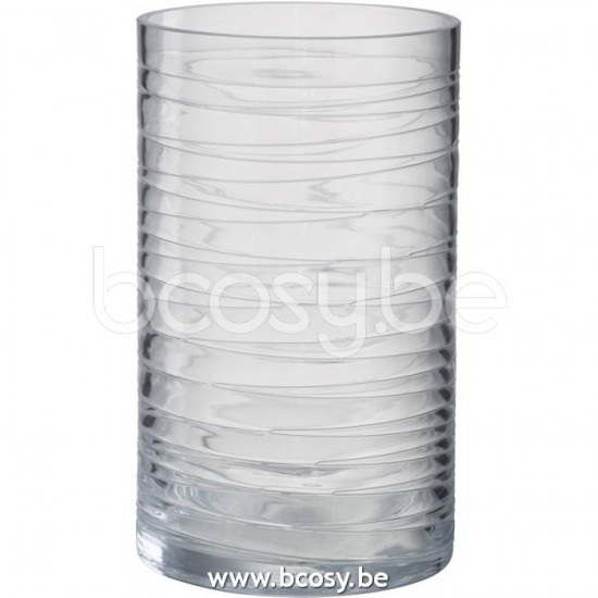 Jline Candelabro Lineas Cristal Transparente Large