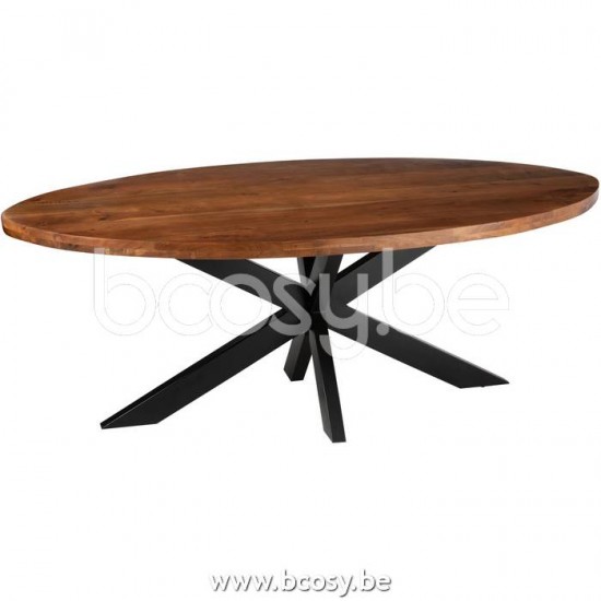 J Line Jline Tavolo Da Pranzo Gerard Rotondo Acacia Marrone Mesa Del Comedor Gerard Redondo Madera Acacia Marron