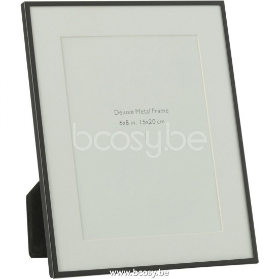 J Line Photo Frame Passe Partout Fne Border 15X20 Metal Black Large photo holder picture frame holders frames.