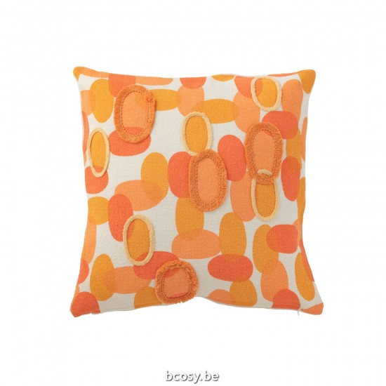 Jline Kissen Papaya Textil Orange kissen.