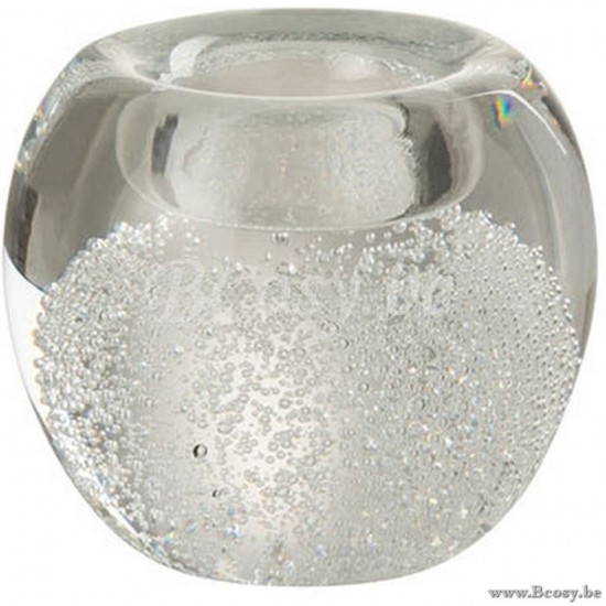 J Line Jline Teelichthalter Presse Papier Glas Transparent t lichthalter teelichtleuchter teelichte