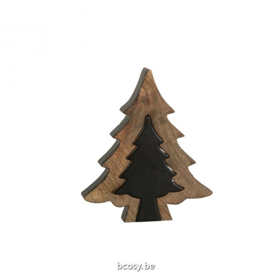 J Line 37963 Figuras Beelden Bomen Figuren Woon Accessoires sapin de noel Dekoration Animali Figurines Decorazione Statue Wei.