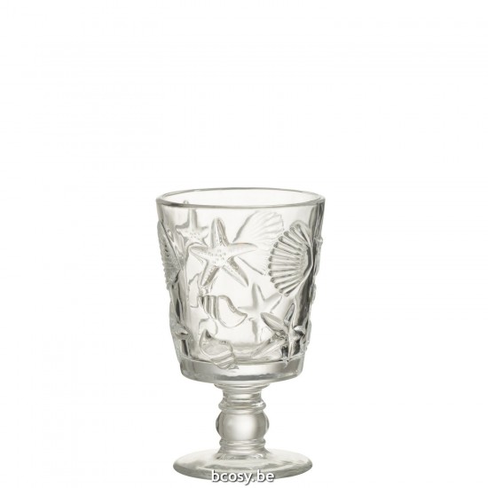 Jline Wijnglas Zee Glas Transparant.