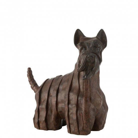 J Line Dog Scottish Terrier Modern Resin Brown Large Animals.