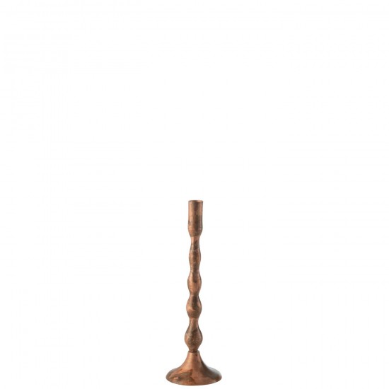 J Line Candle Holder Sha Metal Copper Medium candleholders candle holders candlesticks.