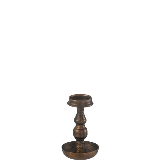 J Line Candle Holder Antique Metal Brown candleholders candle holders candlesticks.