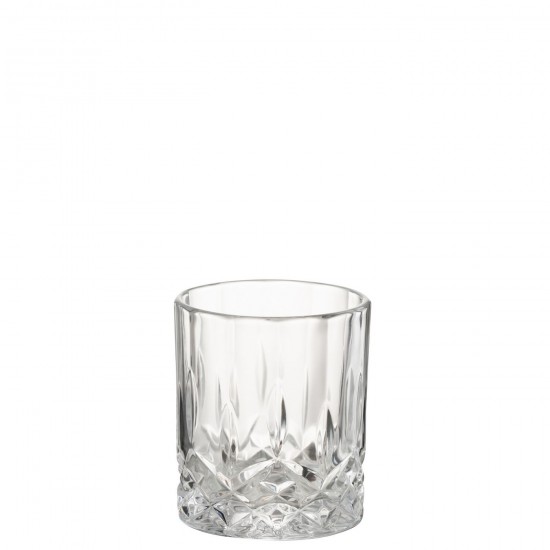 J Line Glass Franco Glass Transparent drinking glasses.