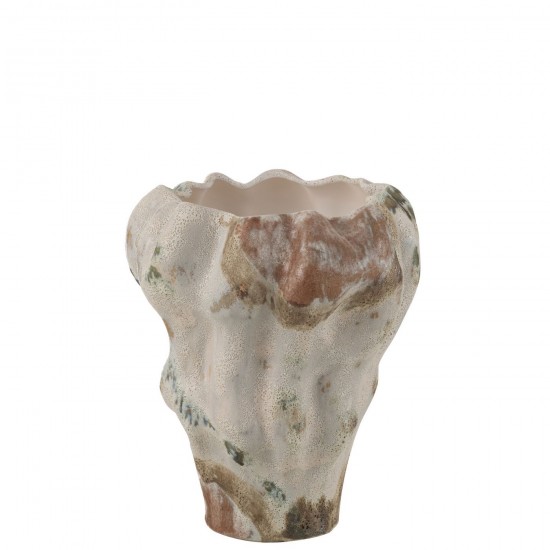 J Line Vase Moon Texture Anemone Clay Mixed large vases Tall vases High vases.