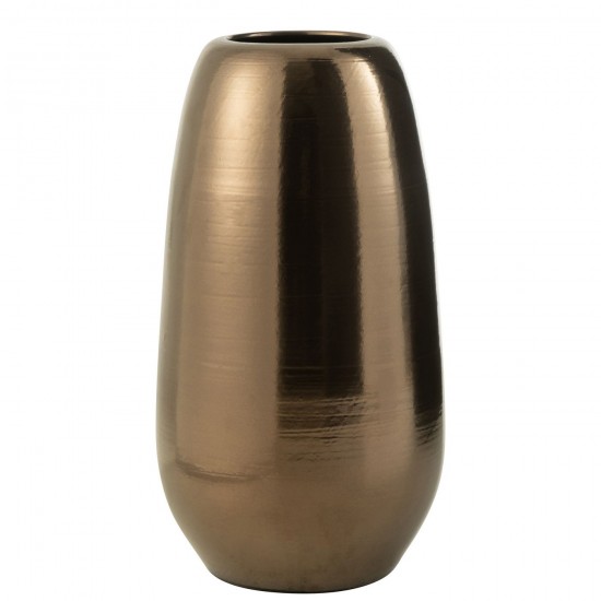 J Line Vase Lola Porcelain Gold Extra Large large vases Tall vases High vases.