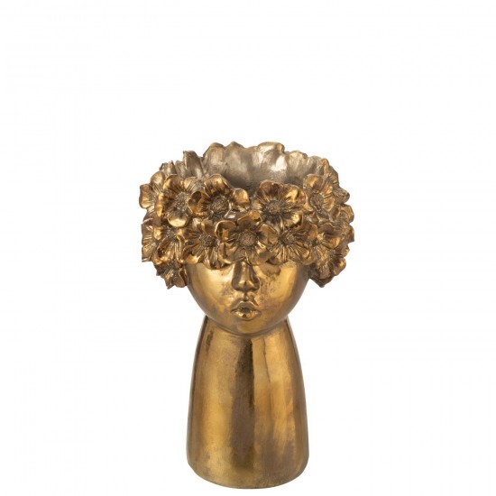 J Line 48566 cachepot Dekoration Online Shopping Online Decorations Bloemvaas Online E Shop Online Decoracion Bloempotjes Sier.