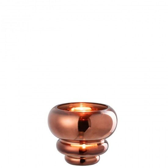 J Line Tealight Holder Vase Julia Glass Brown large vases Tall vases High vases.