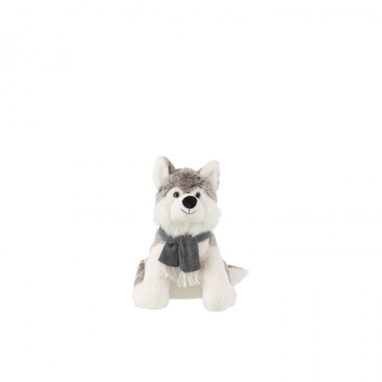 Jline Husky Scarf Plush Polyester Grey Small.