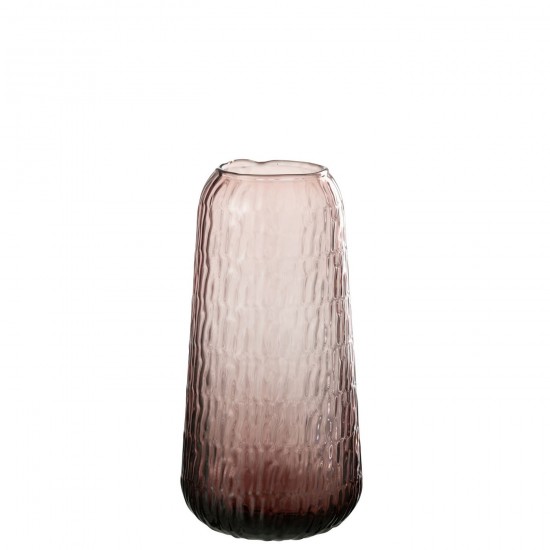 J Line Vase Lolita Glass Pink Large large vases Tall vases High vases.
