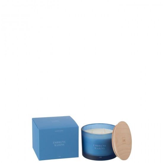 J Line Scented Candle Accords Essentiels Embruns Marins 28H scented candles.