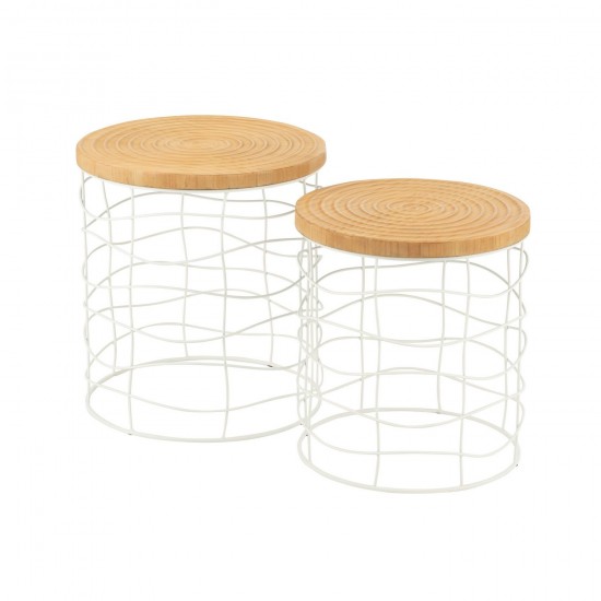 J Line 50832 Bouts de canapé side tables tables basses Bijzettafel tables gigognes bijzettafeltje side table Landmoebel Mueble.
