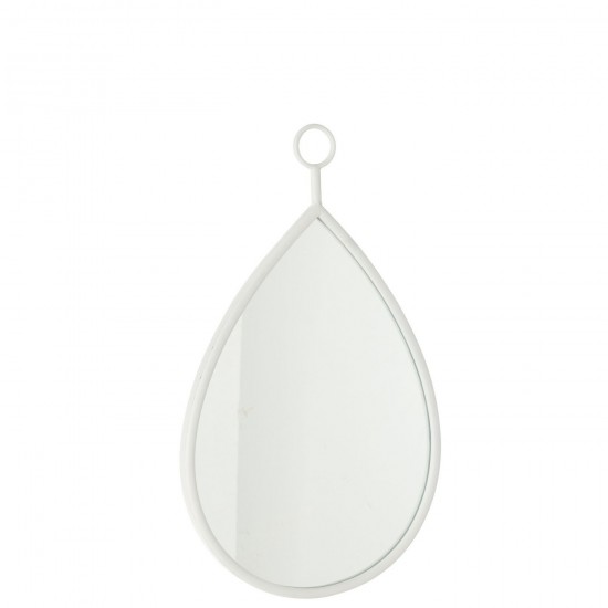 J Line Hanging Mirror Drop Mirror Mdf White Medium Wall mirrors.