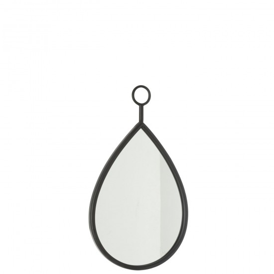 J Line Hanging Mirror Drop Mirror Mdf Black Small Wall mirrors.
