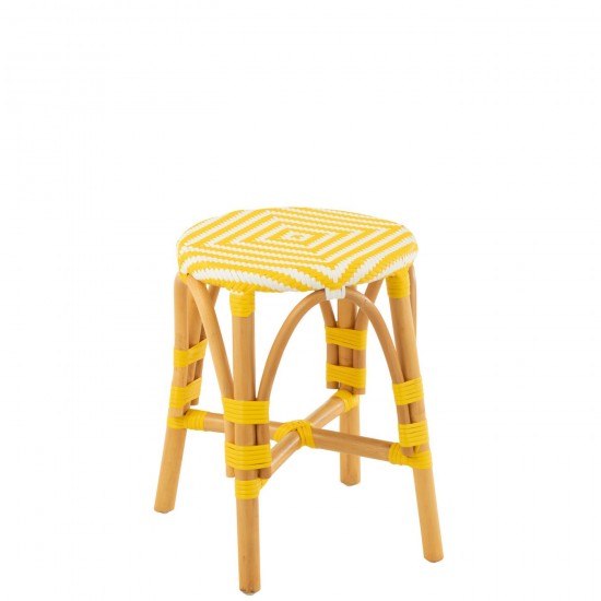 J Line 51119 stool round Landelijke stijl Meubels taburete Hockern Moebel Krukjes Krukje Landelijke Kruk Voetbankjes Cottage M.