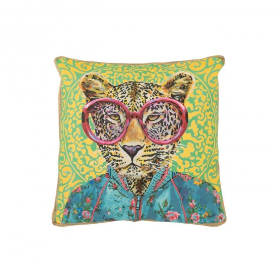 Jline Kissen Tiger Popart Polyester Leinen Mix kissen.