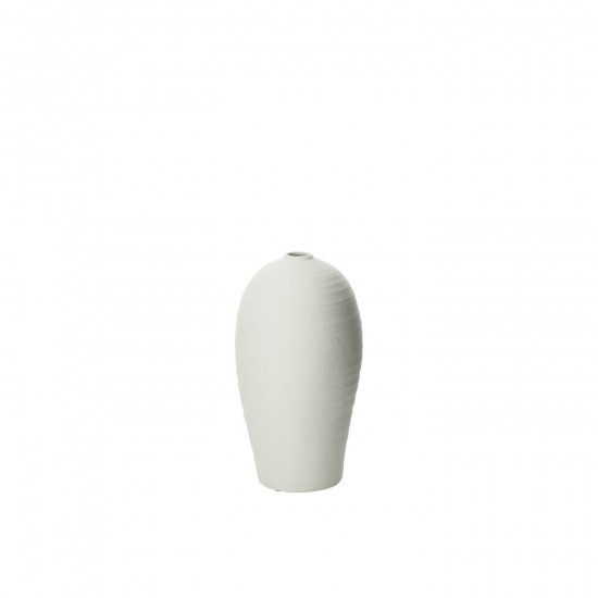 J Line Vase Creta Clay White Small large vases Tall vases High vases.