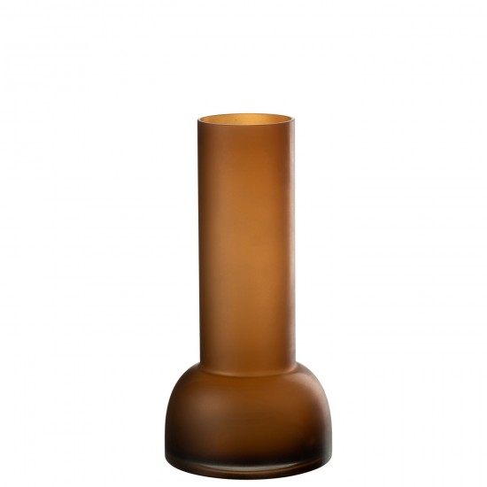 Jline Vase Kerzenhalter Yoko Glas Braun Medium Große Vasen hohe Vasen.