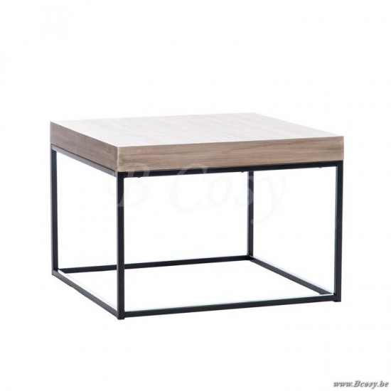 J Line 53826 moderne design bijzettafel loft stijl j line Moderne vintage bijzettafel loft stijl vierkant 50 koffietafels salontafels