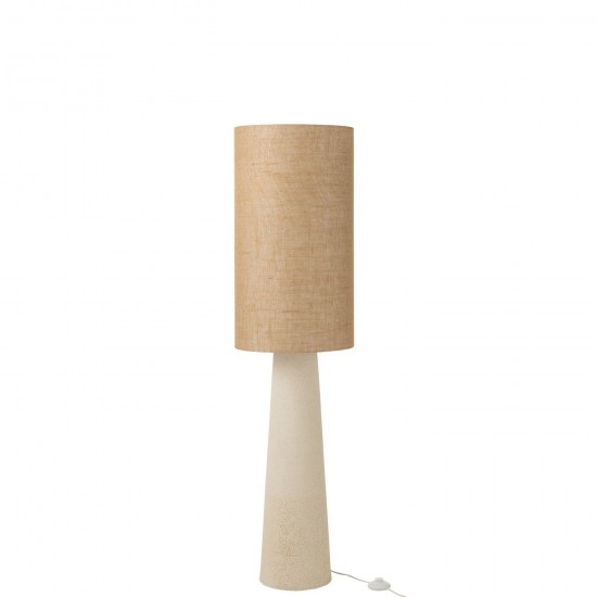 Jline Stehlampe Ava Fiberglas Jute Naturell Small Stehleuchten.
